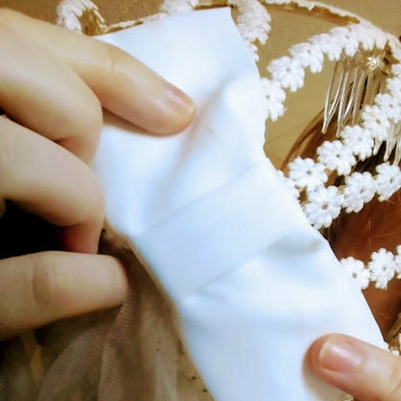 🥳👏Host Pick👏Unique 60's Daisy Chain Bridal Veil - Picture 6 of 8